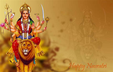 Happy Navratri Goddess Durga Hd Wallpaper Durga Maa Wallpaper 2010 | Images and Photos finder