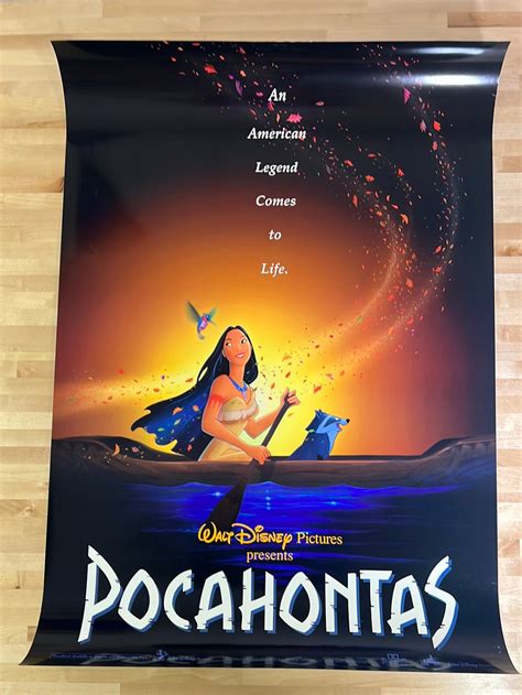 Pocahontas- 1995 movie poster original vintage – Sold Out Posters