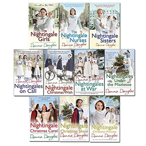 Nightingales Series Donna Douglas 7 Books Collection (Nightingales on Call, The Nightingale ...