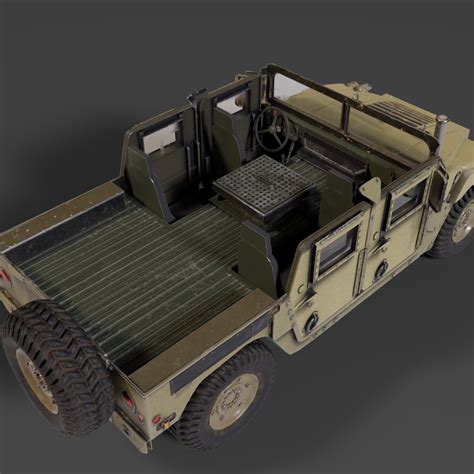 Humvee Interior 3D Model - TurboSquid 1416851