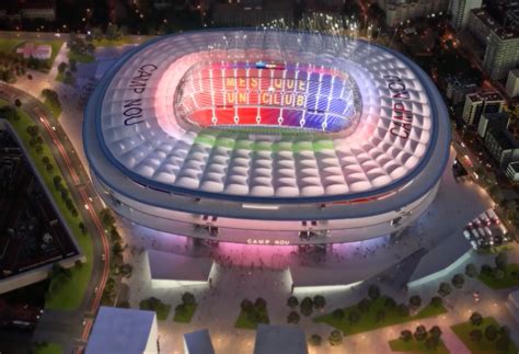 Barcelona stadium news: Stunning images of new, 105,000 capacity Camp Nou, redevelopment works ...