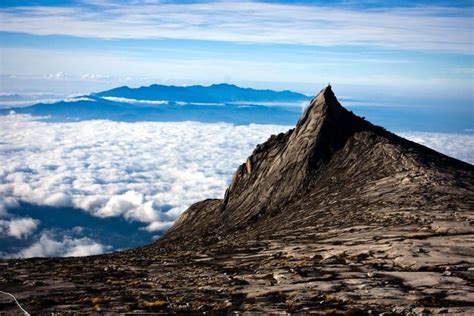 MOUNT KINABALU Borneo, Malaysia The tallest mountain of Borneo, Mount Kinabalu is a striking ...