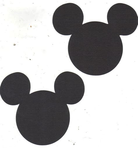 Mickey Mouse Head Silhouette Svg