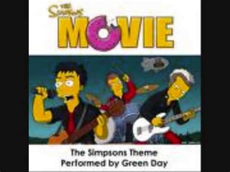 The Simpsons Movie Theme - Green Day - YouTube