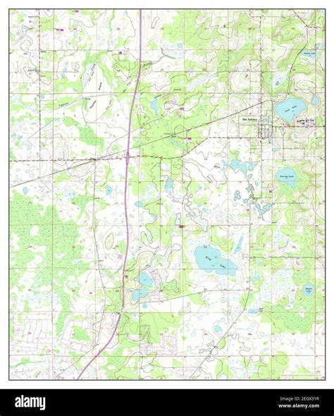 San Antonio, Florida, map 1954, 1:24000, United States of America by ...