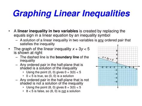 PPT - Graphing Linear Inequalities PowerPoint Presentation, free download - ID:834450