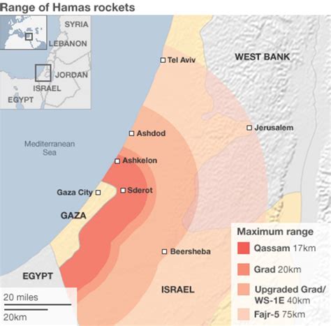 Israel-Gaza violence in maps - BBC News