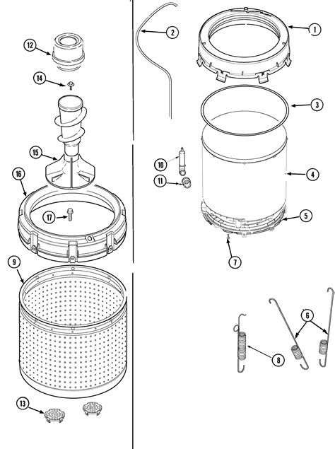 Amana Washer Parts Diagram | My Wiring DIagram