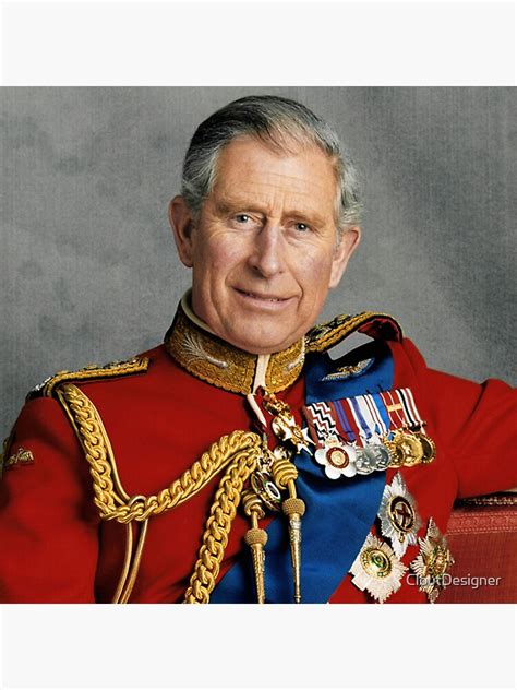 "King Charles III Portrait" Sticker for Sale by CloutDesigner | Redbubble