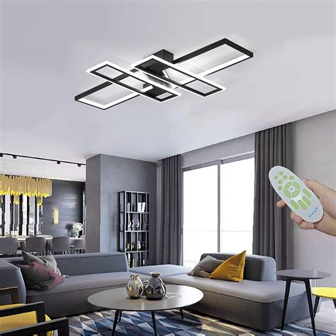 Modern LED Ceiling Modern Ceiling Light,Dimmable Living Room Light ...