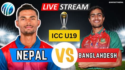 NEPAL u19 VS BANGLADESH u19 ICC U19 WORLD CUP 2024 LIVE || NEP VS BAN ...