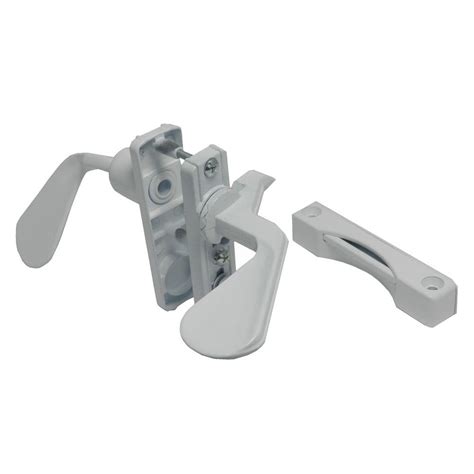 Barton Kramer 1-3/4 in. White Inswing Latch Set for Screen Door-1804 ...