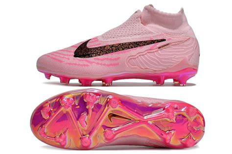 Nike Phantom GX Pink Pack Elite DF FG Soccer Cleats - Pink/Black