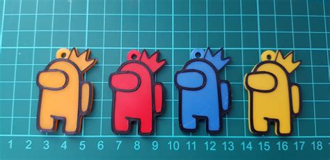 Among Us King Keychain by Fernando Villa Glez | Download free STL model | Printables.com