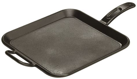 Buy Lodge Pro-Logic 12 Inch Square Cast Iron Griddle. Pre-Seasoned ...