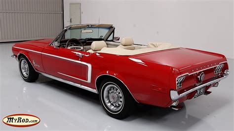 1968 Mustang Luxury Convertible with GT options - MyRod.com - YouTube