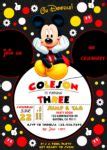 Mickey Mouse Birthday Party Invitation | Adorable Card