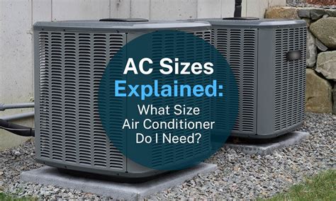 AC Sizes Explained: What Size Air Conditioner Do I Need?