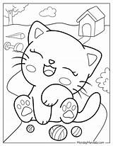 30 Kitten Coloring Pages Free PDF Printables sketch template