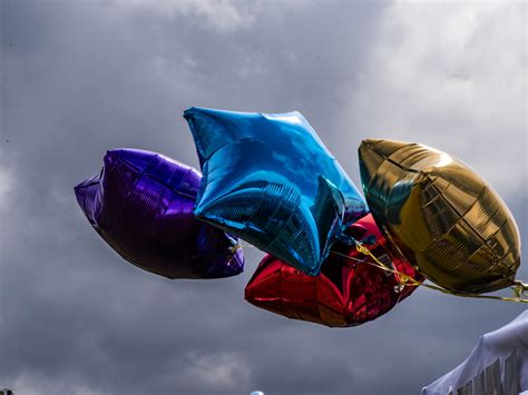 Star Shaped Balloons Background Free Stock Photo - Public Domain Pictures