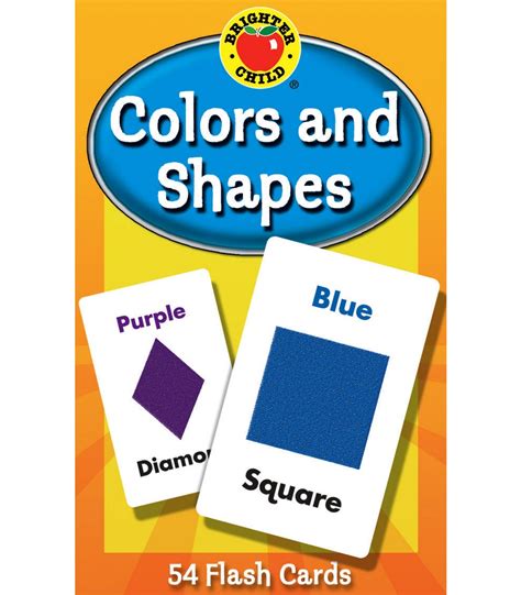 Colors and Shapes Flash Cards : Teachers Bazaar