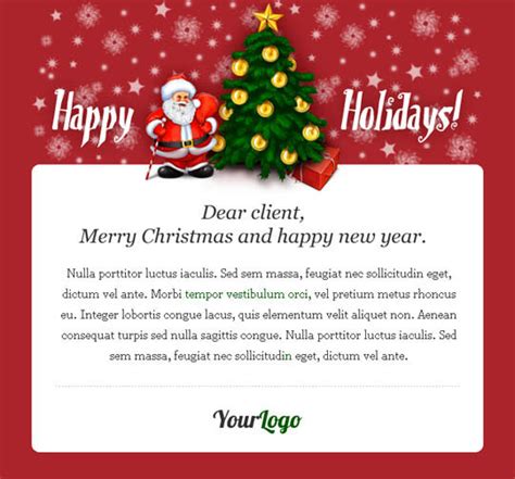 Free Christmas Card Email Templates