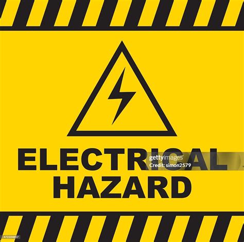 Electrical Hazard Warning Sign High-Res Vector Graphic - Getty Images