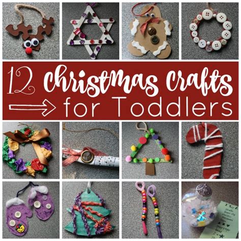 12 Easy Christmas Crafts for Toddlers - Happy Hooligans