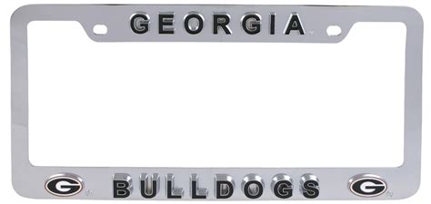 Georgia Bulldogs 3D Collegiate License Plate Tag Frame Siskiyou License Plates and Frames CTF308