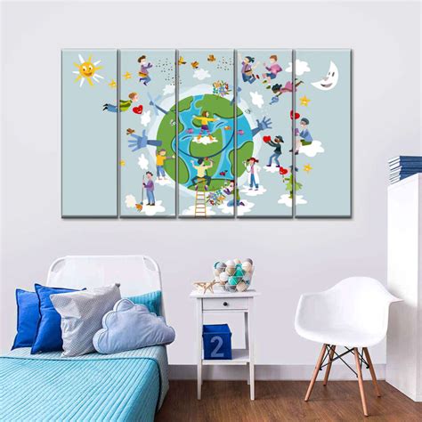 Children Of The World Wall Art | Digital Art