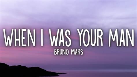 Bruno Mars - When I Was Your Man (Lyrics) Chords - Chordify