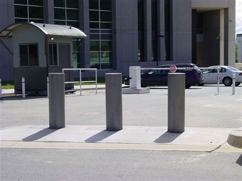 High Security PAS68 Retractable Bollards - OzTime Security Bollards