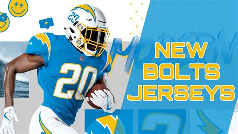 The Los Angeles Chargers Reveal New Uniforms - YouTube