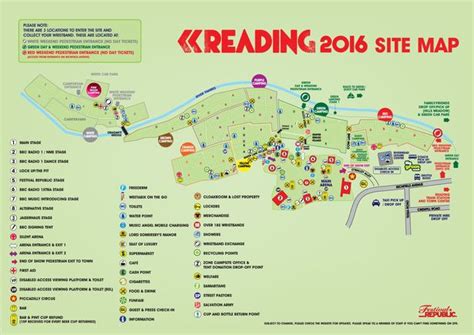 Reading Festival 2016 site map: Where are the stages? - Get Reading