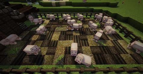 Muddy Pig Pen | Farming - Minecraft Building Inc