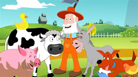 Old MacDonald had a Farm | Old MacDonald | Nursery Rhyme | Songs for toddlers, Kids songs, Farm ...