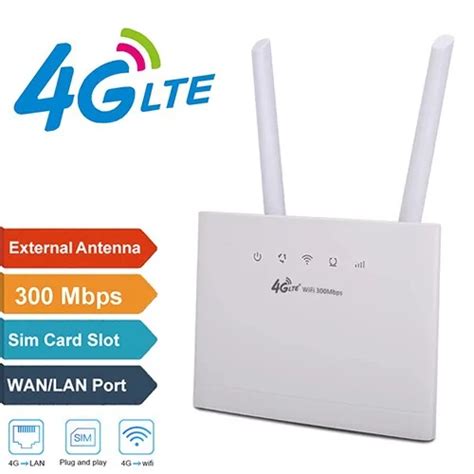 4G LTE 300Mbps WiFi Router With Sim Card Slot - ido.lk