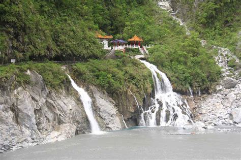 Taroko Gorge Waterfalls - Springs and Falls Amongst Marble