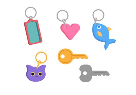 Leather Keychains Vectors - Download Free Vectors, Clipart Graphics & Vector Art | Vector free ...