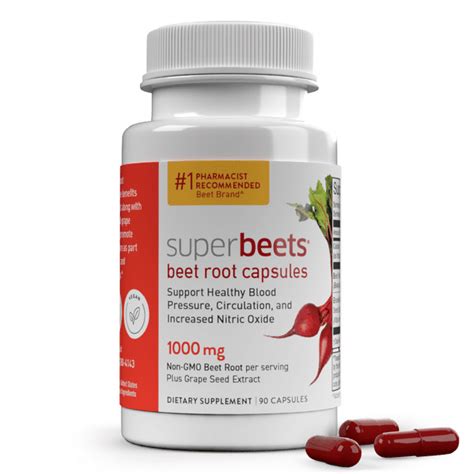 HumanN SuperBeets Beet Root Capsules Quick Release 1000mg - Help ...