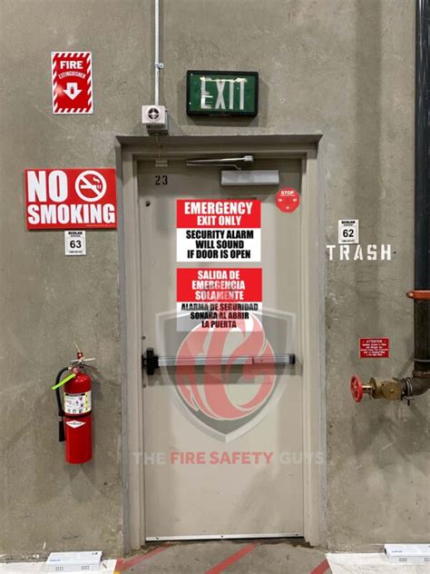 Emergency Exit Only Signs - English - The Fire Safety Guys