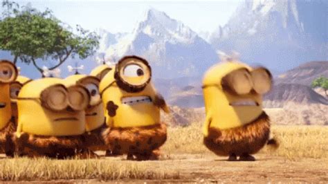 Scream GIF - Minions Shocked Surprised - Discover & Share GIFs