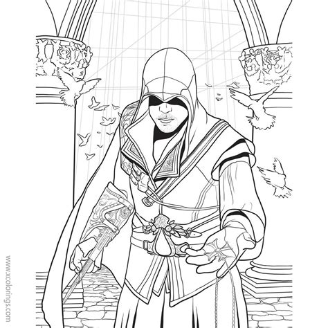 Official Assassin's Creed Coloring Pages - XColorings.com