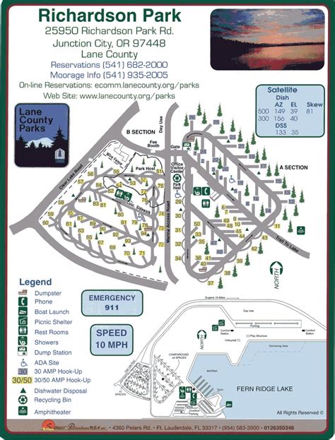 Lane County Park Richardson Park Campground, Junction City, OR - GPS ...