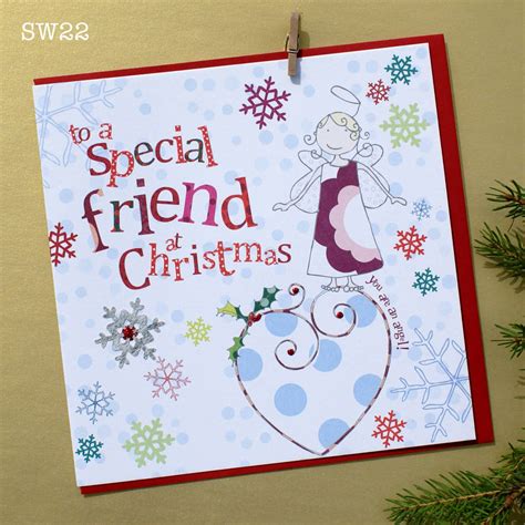 a special friend christmas card by molly mae | notonthehighstreet.com