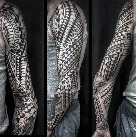 90 Tribal Sleeve Tattoos for Men [2023 Inspiration Guide]