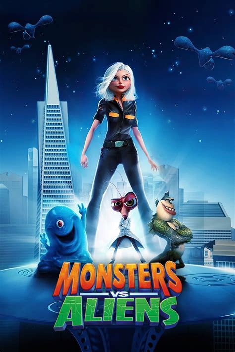 Monsters Vs Aliens Movie Poster Logo