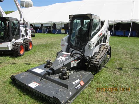 Bobcat T590 with front mower attachment | Heavy equipment, Construction equipment, Homemade tractor