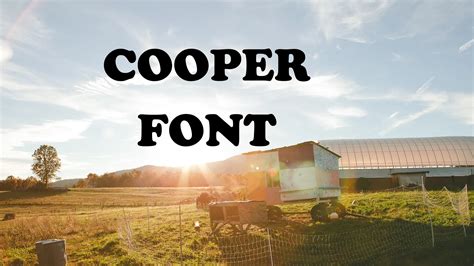 Cooper Font Free Download