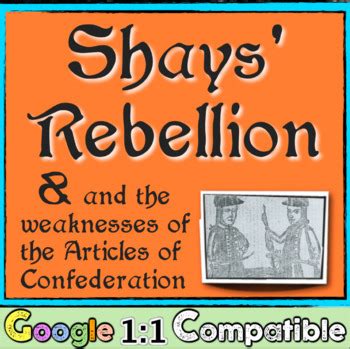 Shays' Rebellion & the Weaknesses of the Articles of Confederation! Google 1:1!